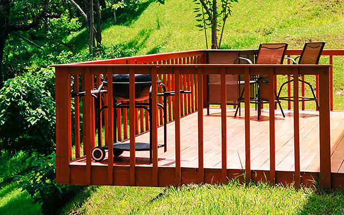 Deck en La Hacienda