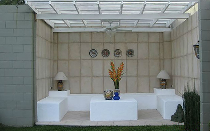 Pérgola en Colonia Escalón